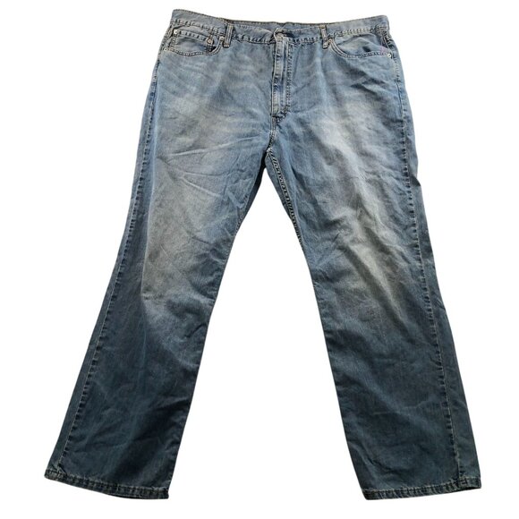 Levis Mens Jeans Size 46x34 Straight Leg 559 Relaxed Blue Denim Casual Classic - Picture 1 of 16